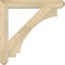 Ekena Millwork Imperial Craftsman Rough Sawn Bracket w/ Offset Brace, Douglas Fir, 6"W x 34"D x 34"H BKT0604X34X34IMP04RDF - alternate 4